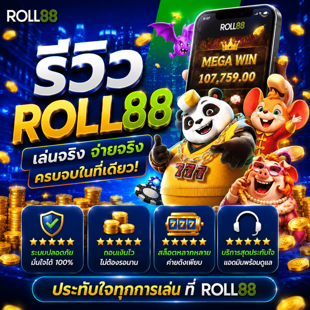 รีวิว ROLL88 หลังเล่นครบ 6 เดือน คุ้มจริงหรือแค่สวยหลอกตา?
