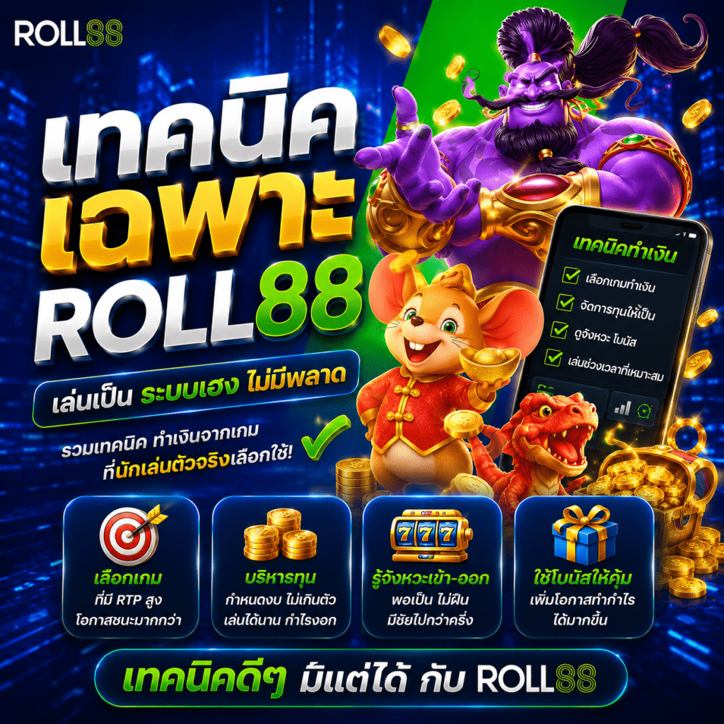 เทคนิคเฉพาะ ROLL88 ที่ผมใช้แล้วได้ผลจริง หลังเล่นมานานหลายเดือน